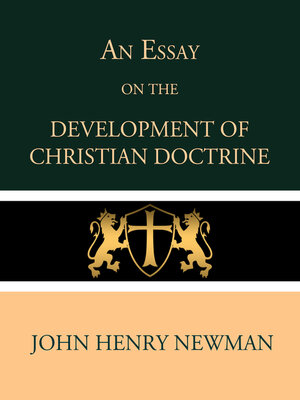 cover image of An Essay on the Development of Christian Doctrine